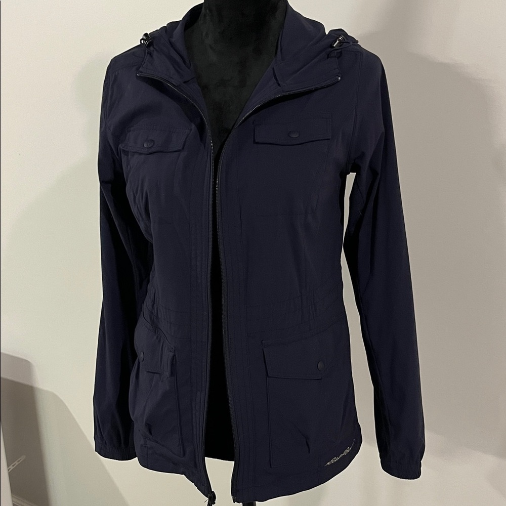 Navy Hooded Jacket